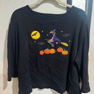 Allyson Whitmore Black Cotton Sweater